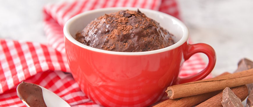 Chocolate and Cinnamon Mug Cake