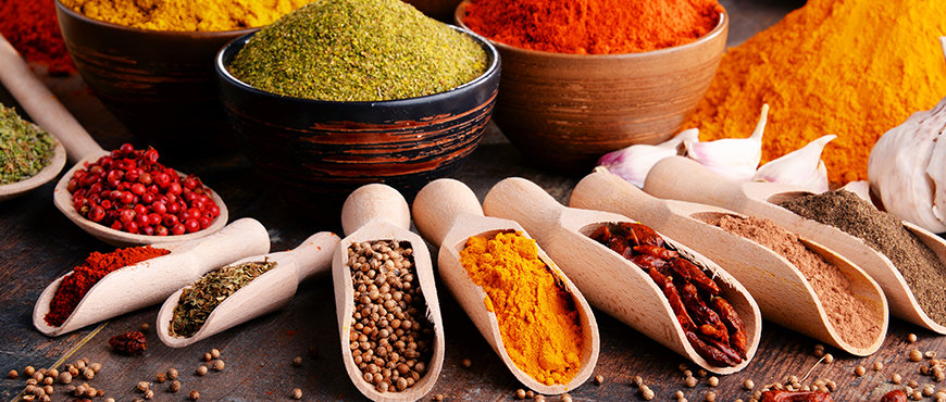Colorful Spices That Add Flavors To Food