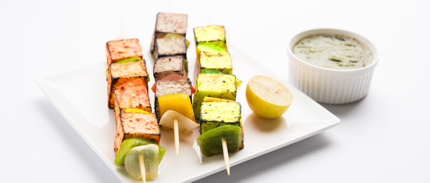 Tricolor Paneer Tikka