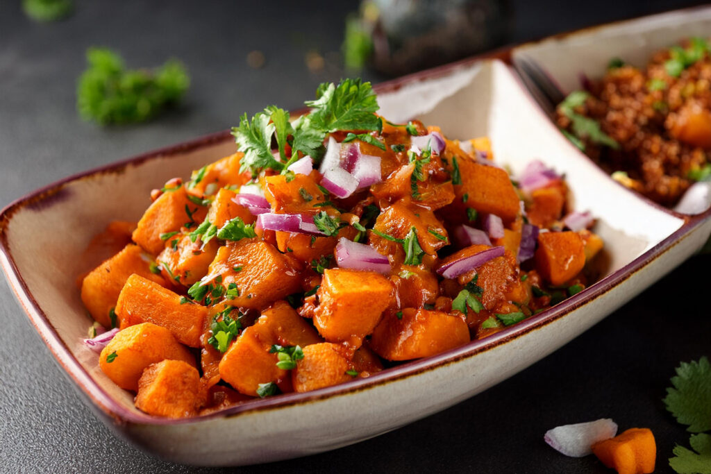 Sweet Potato Chaat